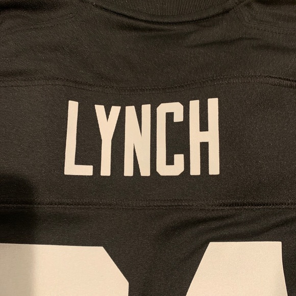 NIKE NFL Youth Oakland Raiders Lynch#24 JerseyM,XL - Picture 4 of 8